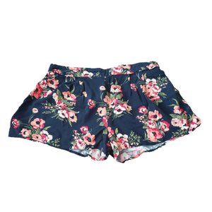 Papaya Flowy Floral Cloth Shorts